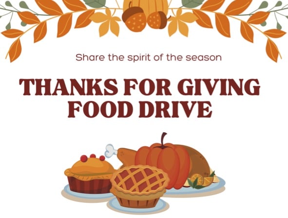 Thanks For Giving Food Drive