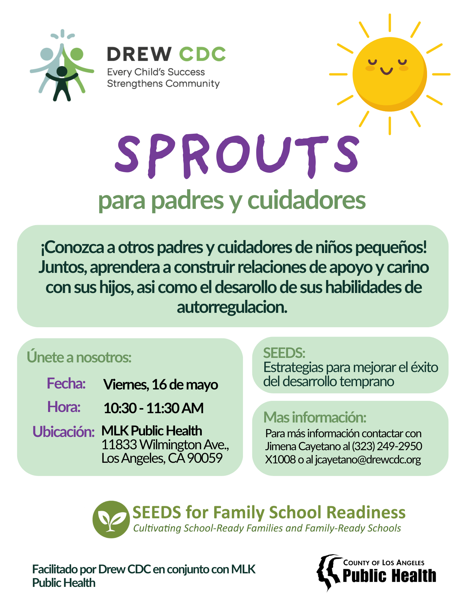 Sprouts for Parents & Caregivers