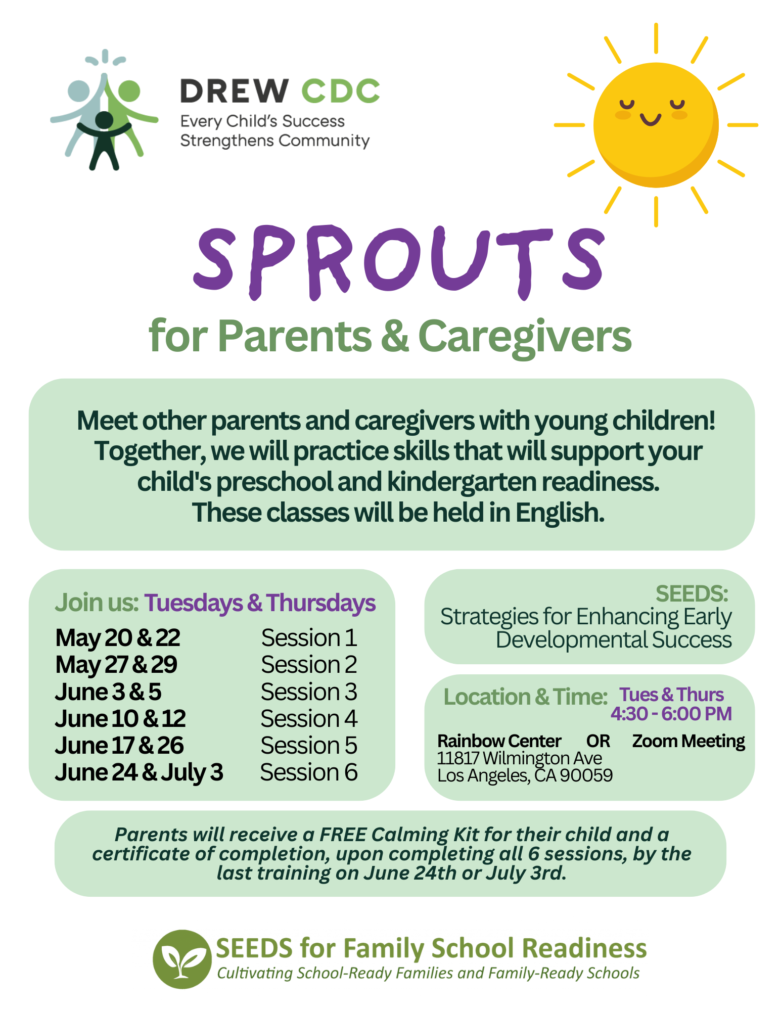 Sprouts for Parents & Caregivers